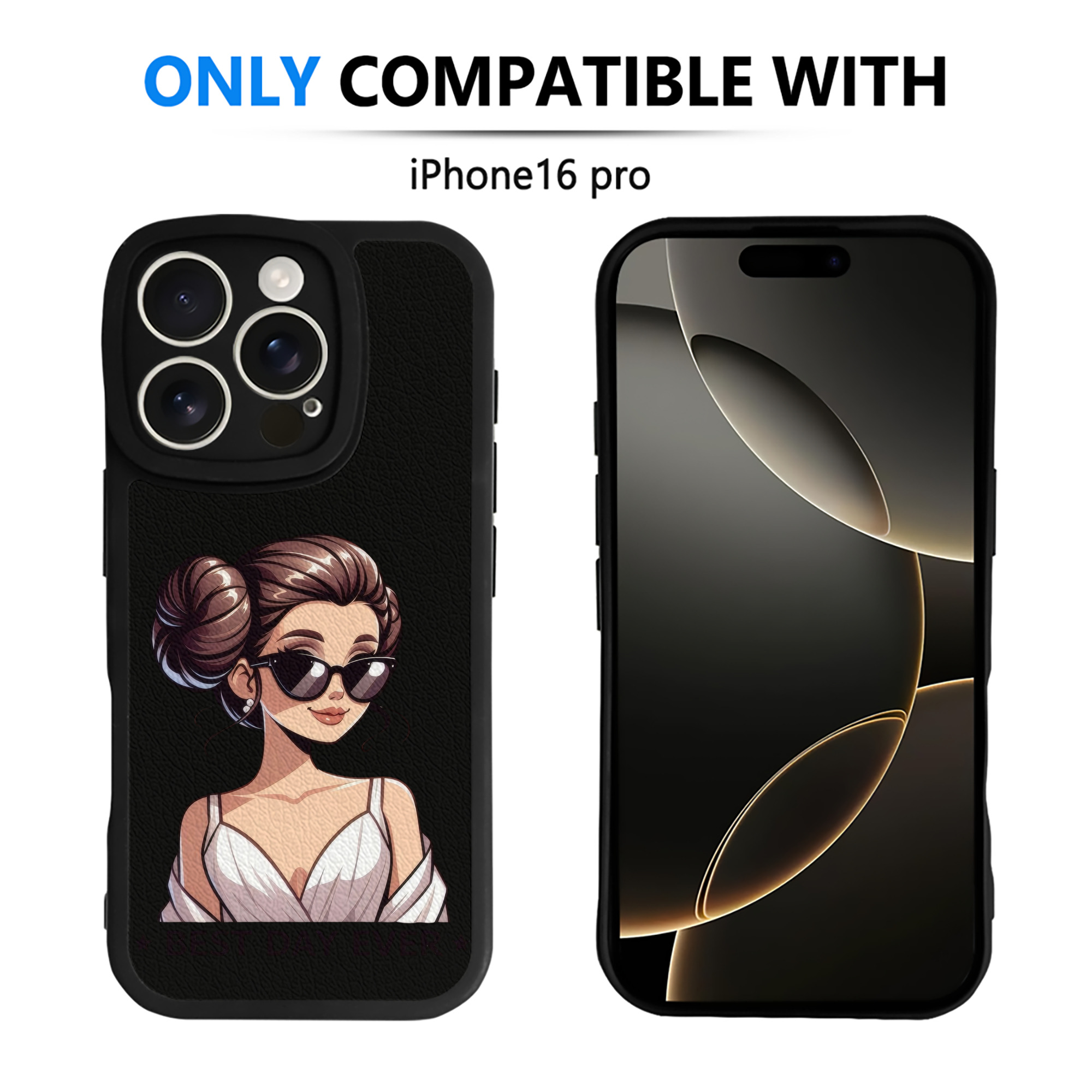 （画像用） スター・ウォーズ Star Wars 【iPhone 16シリーズ対応】シリコンスマホケース（レザー調） 材質：シリコン